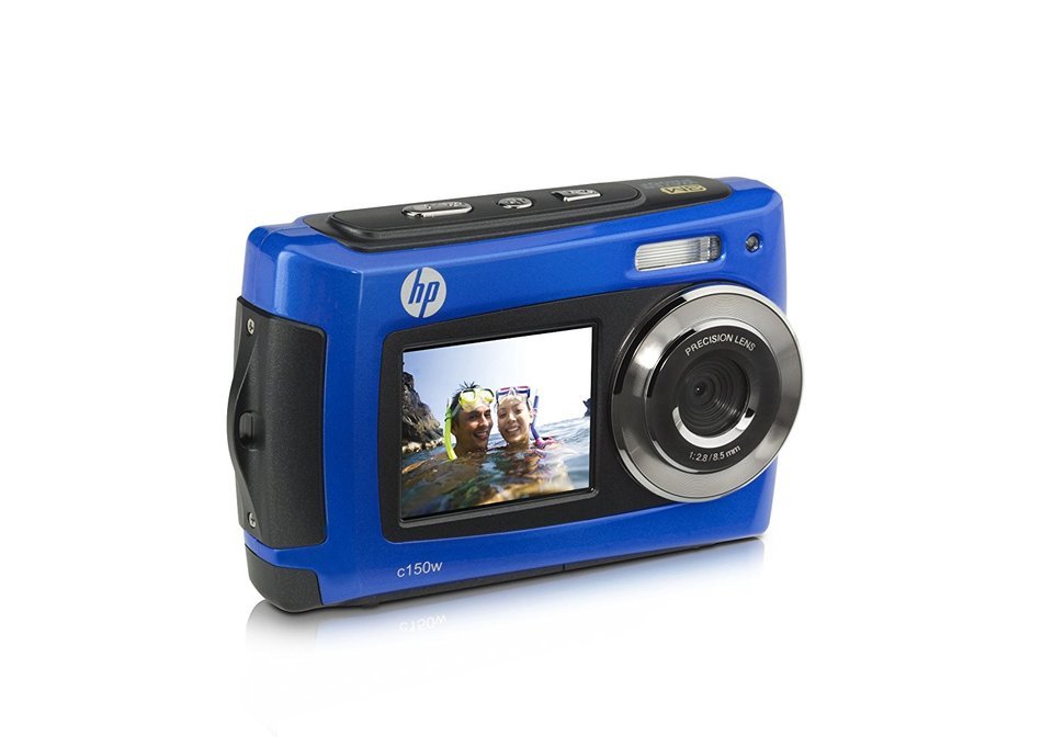 HP C150W Waterproof Camera - Blue (8MP) 2.7 inch LCD N5