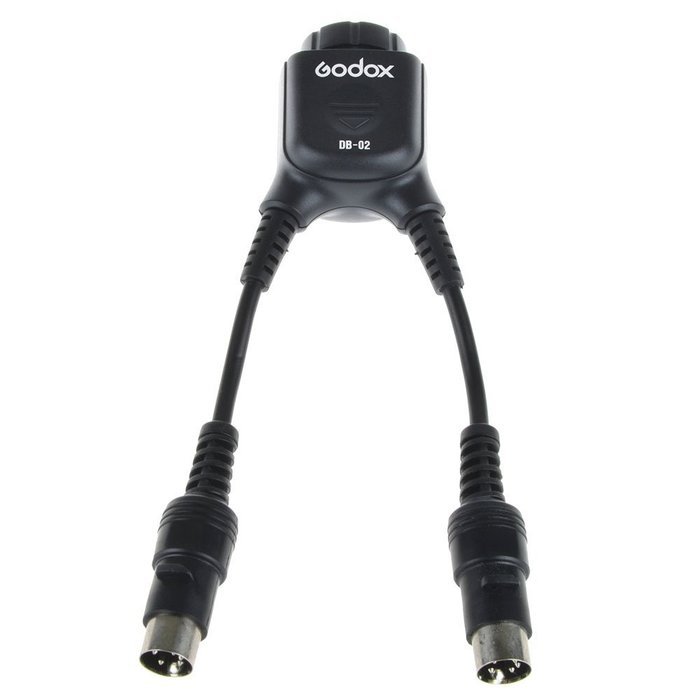 Godox DB-02 Cable Y adapter 2 to 1 For PROPAC Power Pack PB960 AD360 AD180 N3