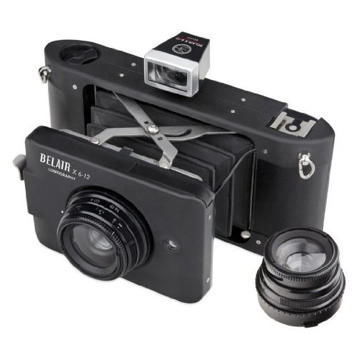 Lomography 2 Belair X 6-12 City Slicker Medium Format Folding Camera (Silver/Brown) N2