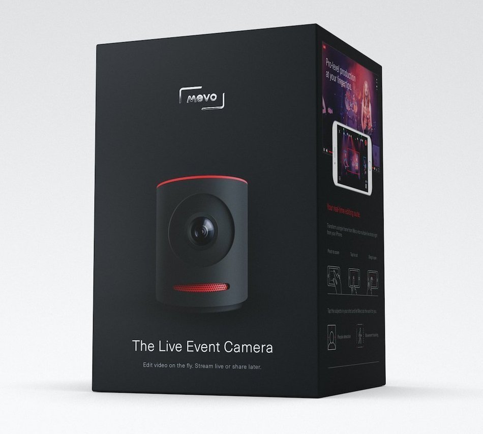 Mevo - Live Event Camera for iOS devices with iOS 9 or higher, (Black) N5
