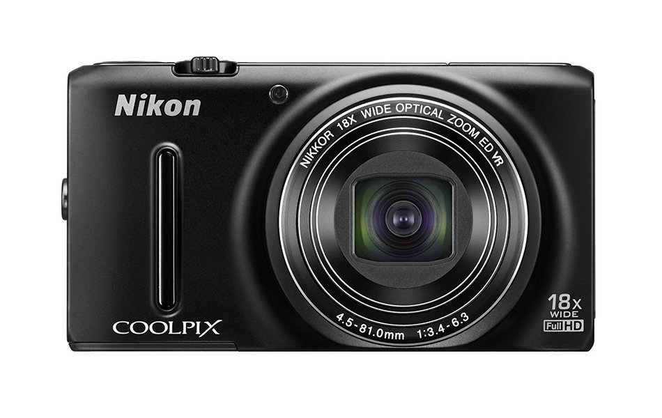 Number 18,110,000 pixels matte black S9400BK Nikon COOLPIX S9400 digital camera 18x optical zoom effective pixels... N3