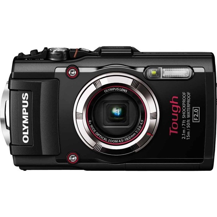 Olympus TG-3 Waterproof 16 MP Digital Camera (Black) (Discontinued by Manufacturer) N9
