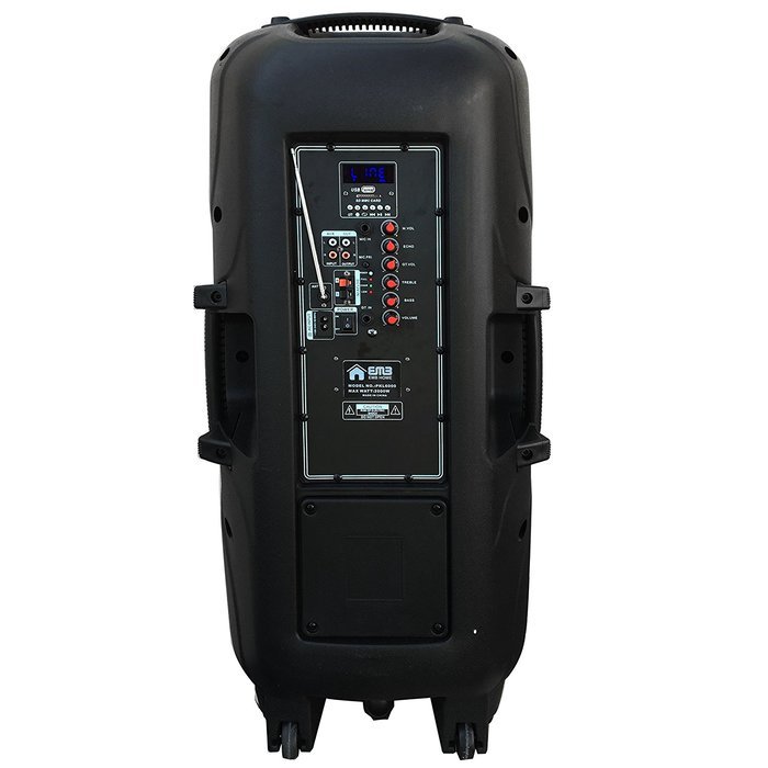 EMB PKL6000 2000W 2x12" PA Rechargeable Trolley Speaker System N7