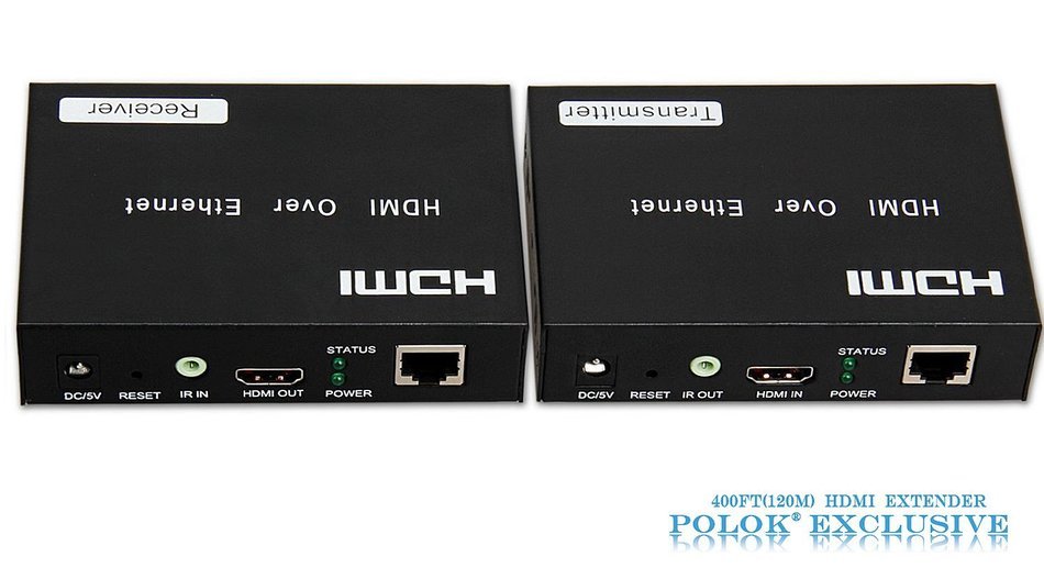 DISTANCER HDMI Extender by TCP/IP Over Ethernet Over Single Cat5e Cat6 Cable Up to 395ft(120m) with IR, Support... N5