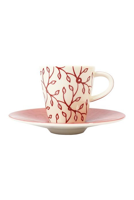Villeroy & Boch Caffe Club Floral Tea Cup & Plate Set N4