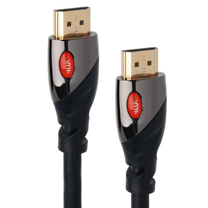 PlugLug HD-600 Series High-Speed HDMI Cable (25 Feet) - Supports Ethernet, 3D, and Audio Return - Triple Shielded... N13