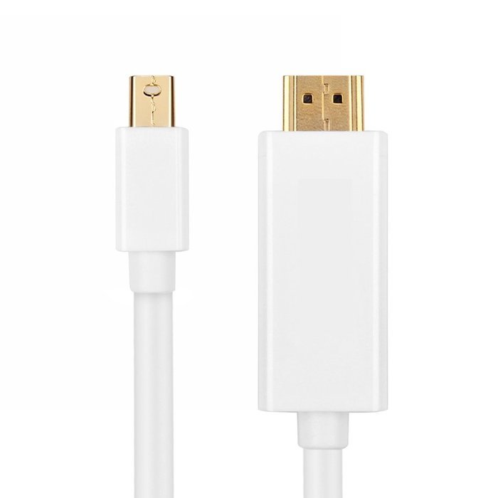 TNP Mini DisplayPort to HDMI Adapter Cable (15FT) - 4K 4Kx2K 2160P Ultra HD UHD (Thunderbolt 2 Compatible) mDP... N4