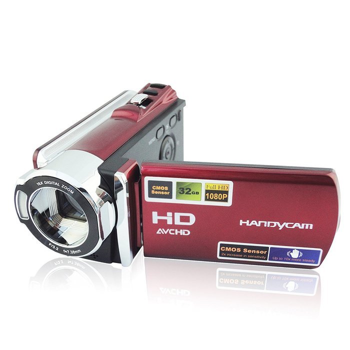 Toughsty&trade; 2.7" LCD 720P HD Realtime DV Camera 16x Zoom Home Video Camcorder 270&deg;Rotation N3