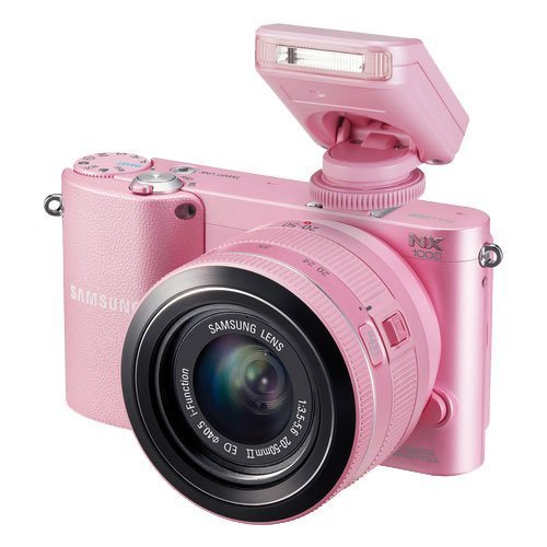 NX1000 20.3 Megapixel Mirrorless Camera (Body with Lens Kit) - 20 mm - 50 mm - Pink