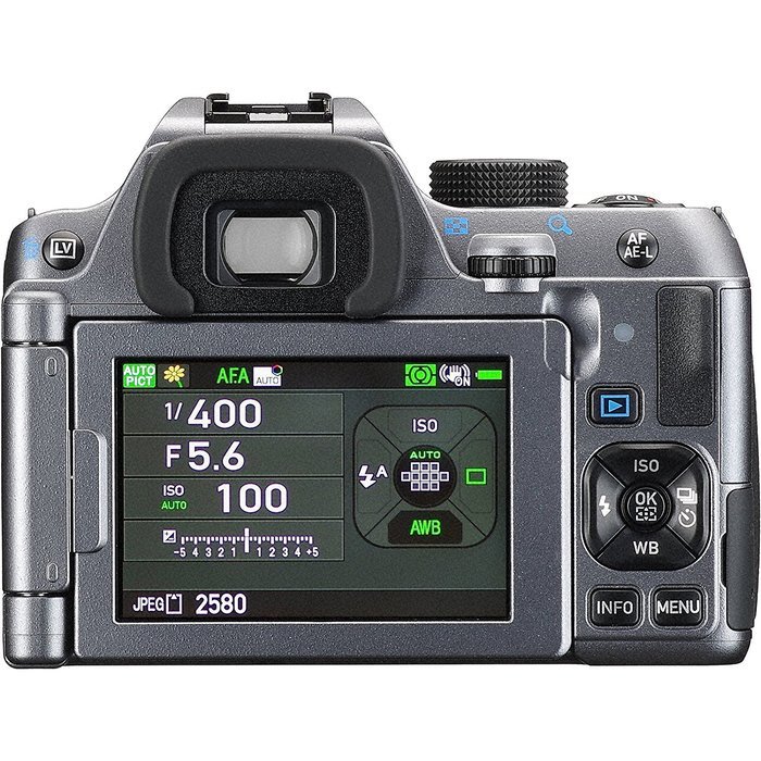 Pentax K-70 All Weather Wi-Fi Digital Camera & 18-135mm WR Lens (Silver) with 55-300mm Lens + 64GB Card + Case...