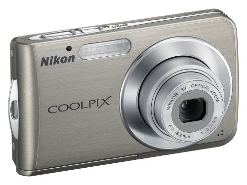 Nikon Coolpix S210 8.0MP Digital Camera with 3x Optical Zoom (Graphite Black) (OLD MODEL) N8