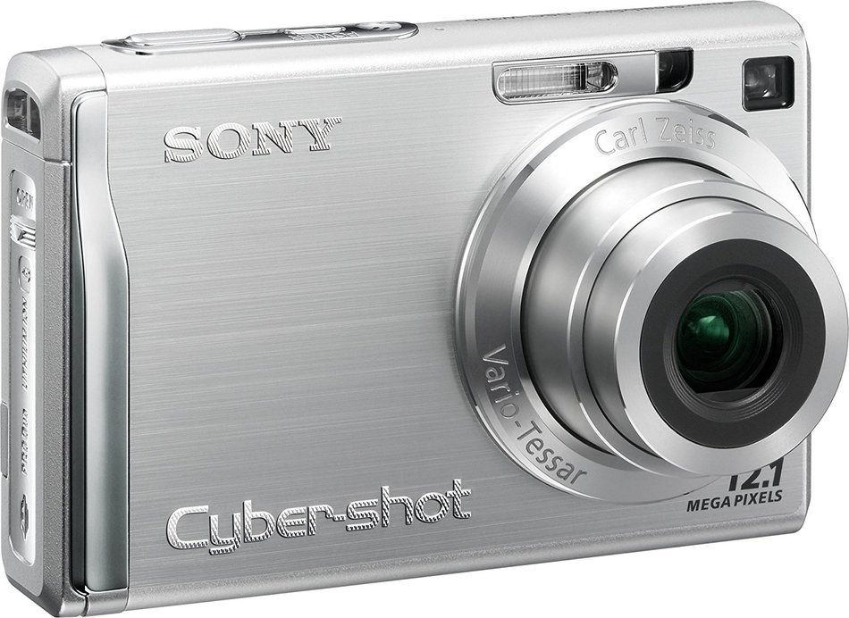 Sony Cybershot DSCW200 12.1MP Digital Camera with 3x Optical Zoom and Super Steady Shot N3