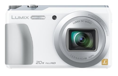 Panasonic Lumix TZ55 digital camera x20 white DMC-TZ55-K Japan model N3