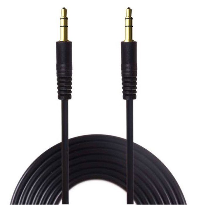 Boytond Audio Cable 3.5mm Connector Male To Male With Gold Plated Connectors M/M, In-Wall CMG-Rated 35 feet (10... N9
