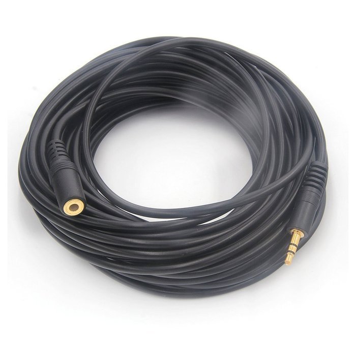 Boytond Audio Cable 3.5mm Connector Male To Male With Gold Plated Connectors M/M, In-Wall CMG-Rated 35 feet (10... N12