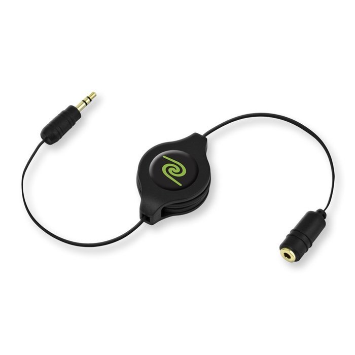 ReTrak ETPRAUX Premier Retractable 6-Feet Auxiliary Cable N21