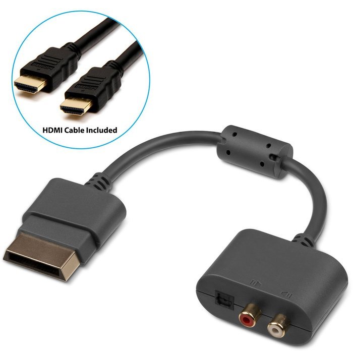Hdmi Cable and Adapter for Xbox 360 N4