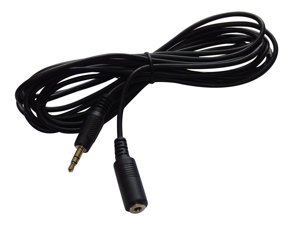 BAFX Products&reg; - 25 Foot - Shielded - Headphone Stereo Audio Extension - 3.5mm Jack - (M/F) Male to Female - Nickel... N5