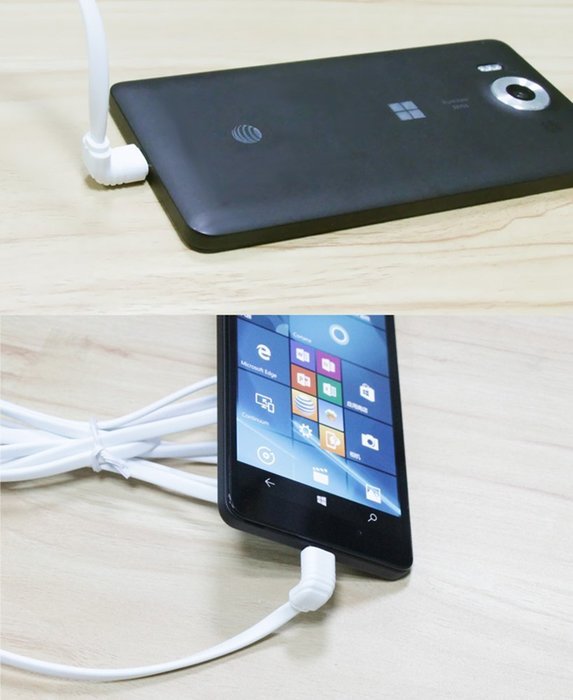 Owoda USB 3.1 Type-c to USB High Speed Charging Cable 90 Degree Reversible Cable for Nexus 6P and all Type-C Supported... N3