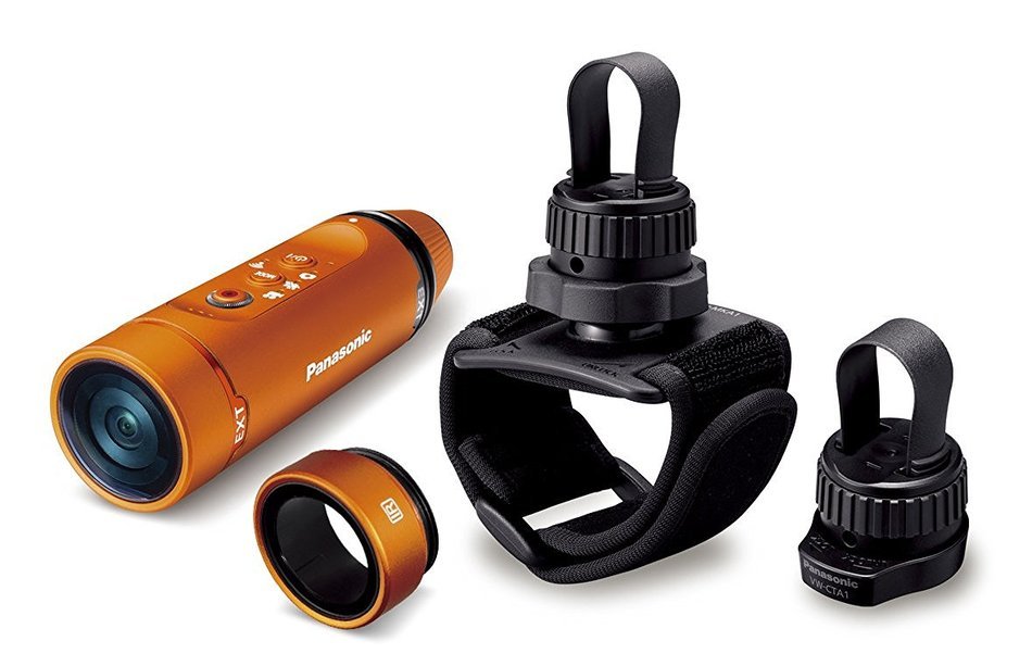 Panasonic A1: Ultra-Light Wearable HD Action Cam - HX-A1MD (Orange) N12