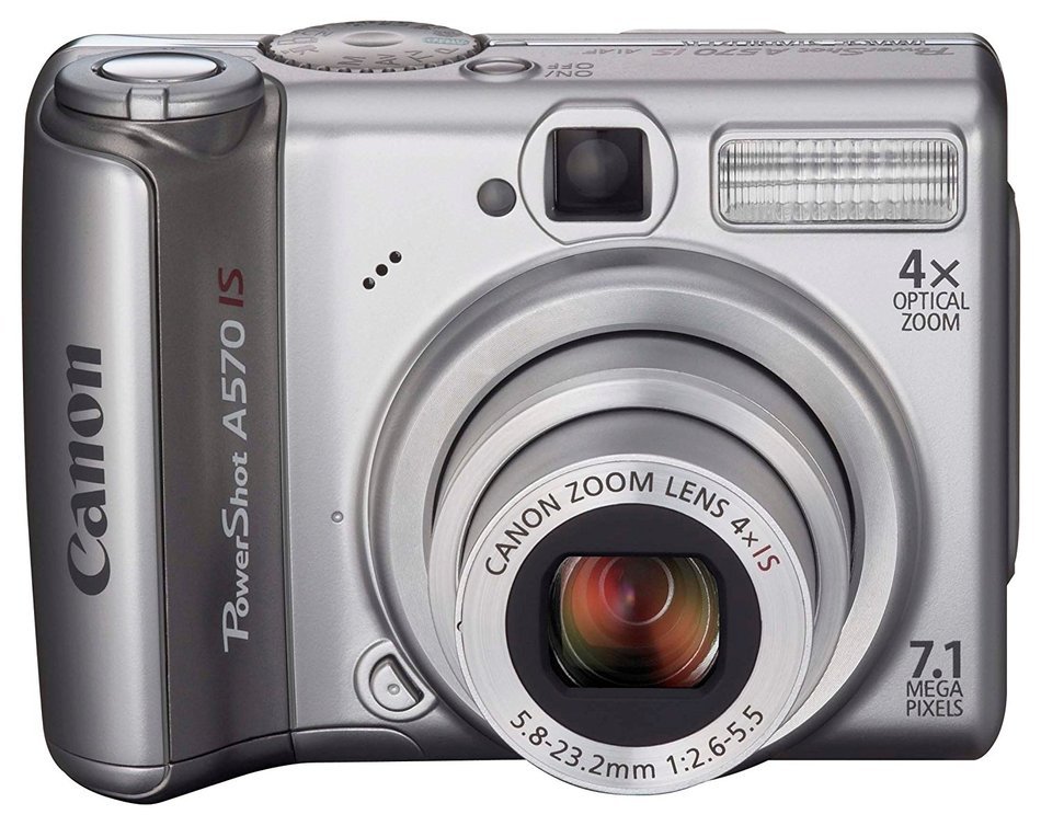 Canon PowerShot A570IS 7.1MP Digital Camera with 4x Optical Image Stabilized Zoom (OLD MODEL) N4