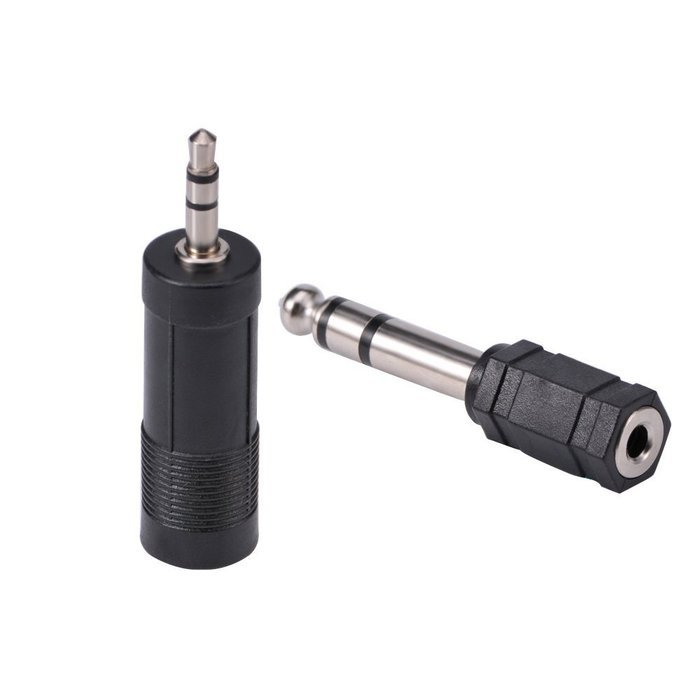 eBoot 2 Pack Headphone Adapter 6.35 mm (1/ 4 Inch) Male to 3.5 mm Female Stereo Adapter Plus 3.5 mm Stereo Male... N12