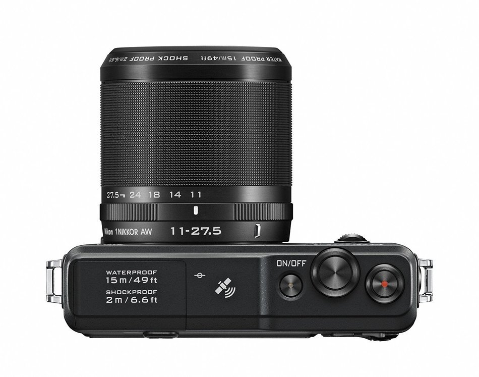 Nikon mirrorless single-lens camera Nikon1 AW1 waterproof zoom lens kit black N1AW1LKBK [International Version... N6