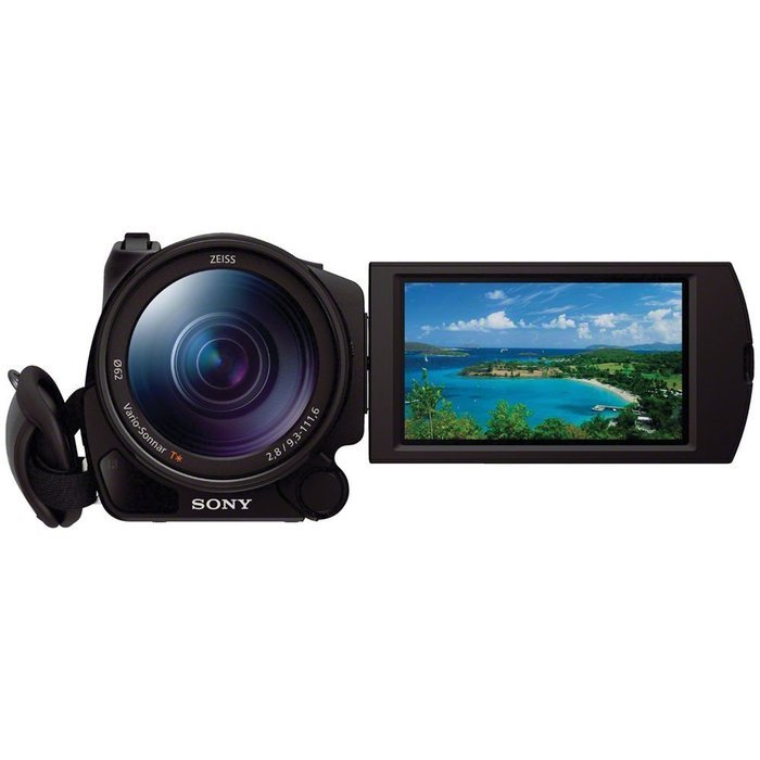 Professional Bundle - Sony FDR AX100 Ultra HD 4K Camcorder: Includes 2 Spare Batteries, Rapid Charger, UV Filter... N2