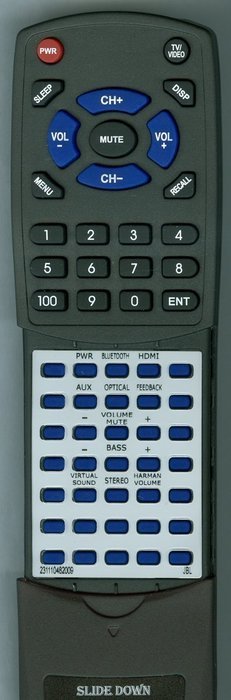 Replacement Remote Control for JBL CINEMA SB350, SB350, 231110482009