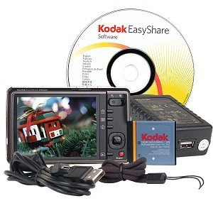 KODAK Kodak EasyShare M420 10MP 4x Optical/5x Digital Zoom HD Camera (Black) - KDK420BL N2