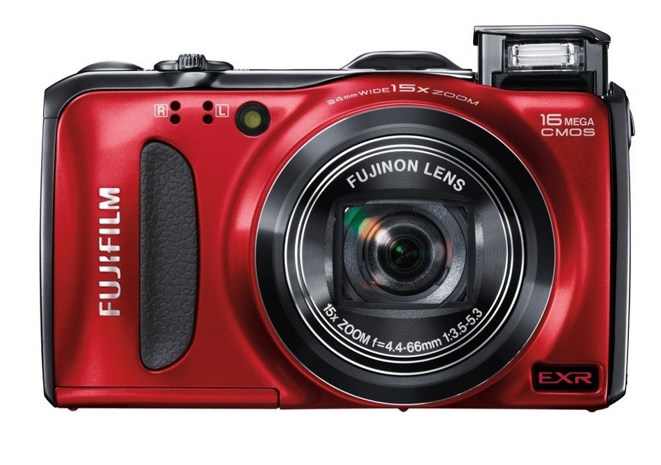 Fuji F600EXR RED Digital 16 MP Camera with 15x Optical Zoom and 3" LCD