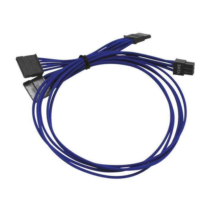 EVGA Blue G2/P2/T2 Power Supply Cable Set, Individually Sleeved (100-CU-1300-B9) N14