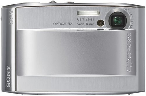 Sony Cybershot DSCT5 5.1MP Digital Camera with 3x Optical Zoom (Silver) N7