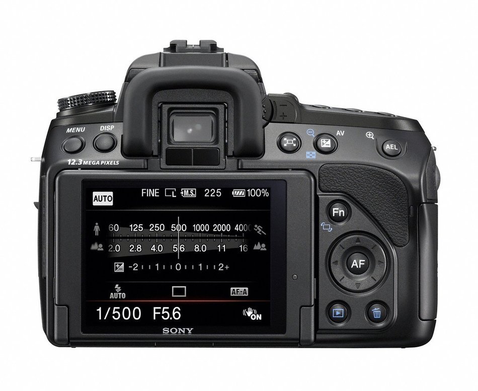 Sony Alpha DSLRA500L 12.3MP Digital SLR Camera with 18-55mm Lens N3