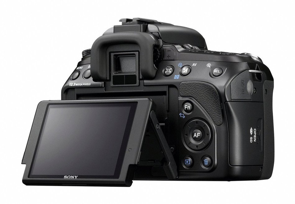 Sony Alpha DSLRA500L 12.3MP Digital SLR Camera with 18-55mm Lens N5