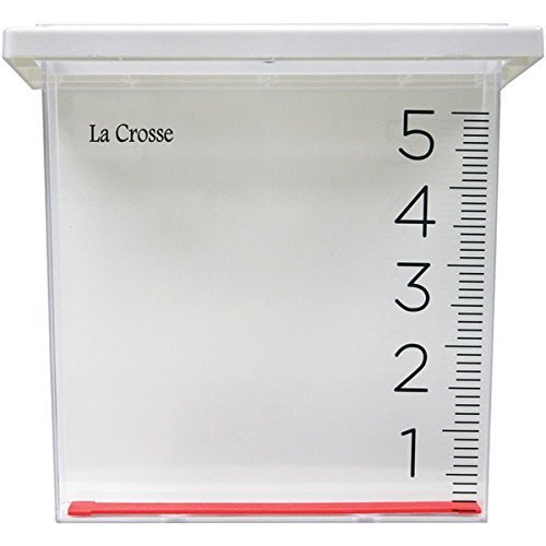 New LA CROSSE McCORMICK 705-109 Waterfall Rain Gauge