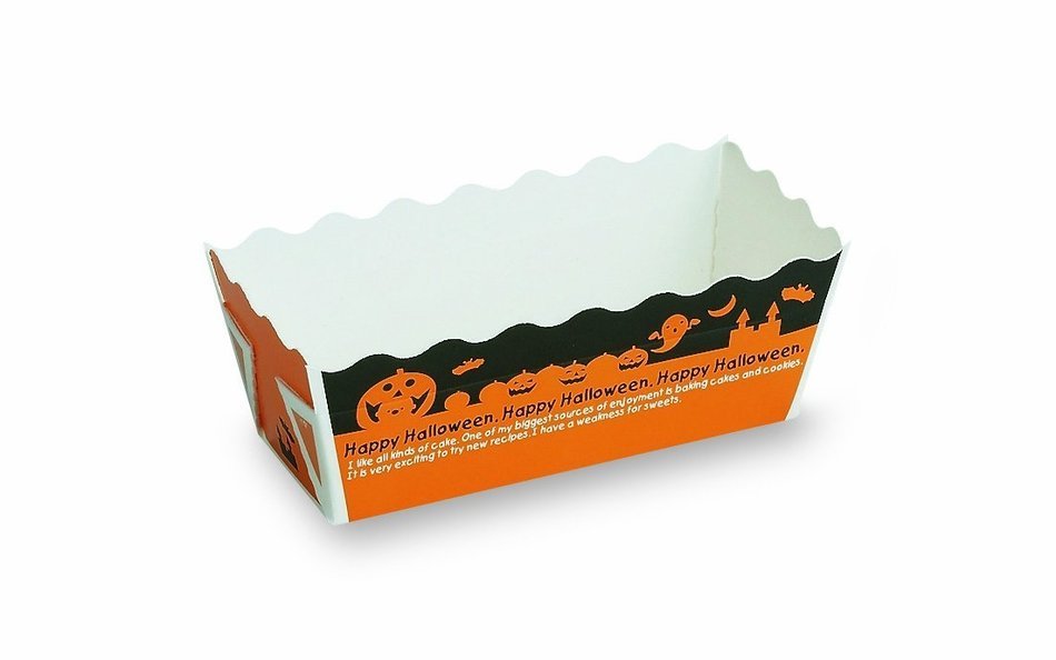 Welcome Home Brands Halloween Mini Rectangular Loaf, Night, 500 Pieces Per Pack