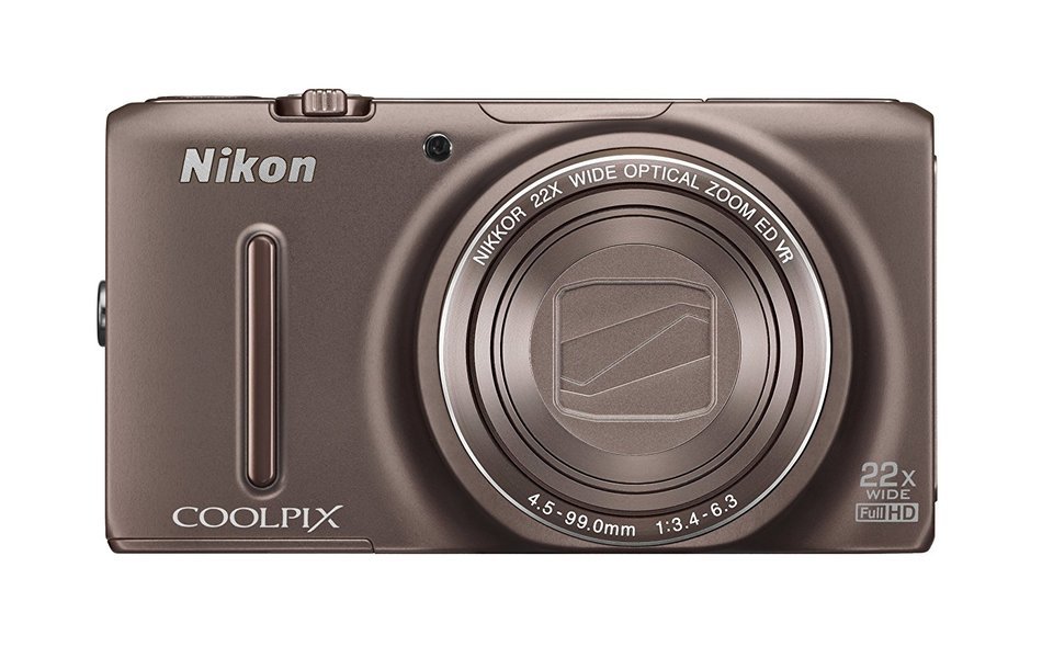 Nikon 2013 Coolpix S9500 Digital Camera brown 18.1 MP 22x - International Version N5