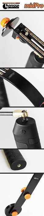 Lensse MidPro Camera Support Stabilizer Steady Camcorder