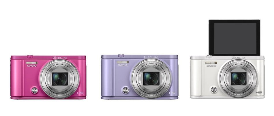 Casio Exilim Selfie Digital Camera EX-ZR3600VP (Vivid Pink) - International Version (No Warranty)
