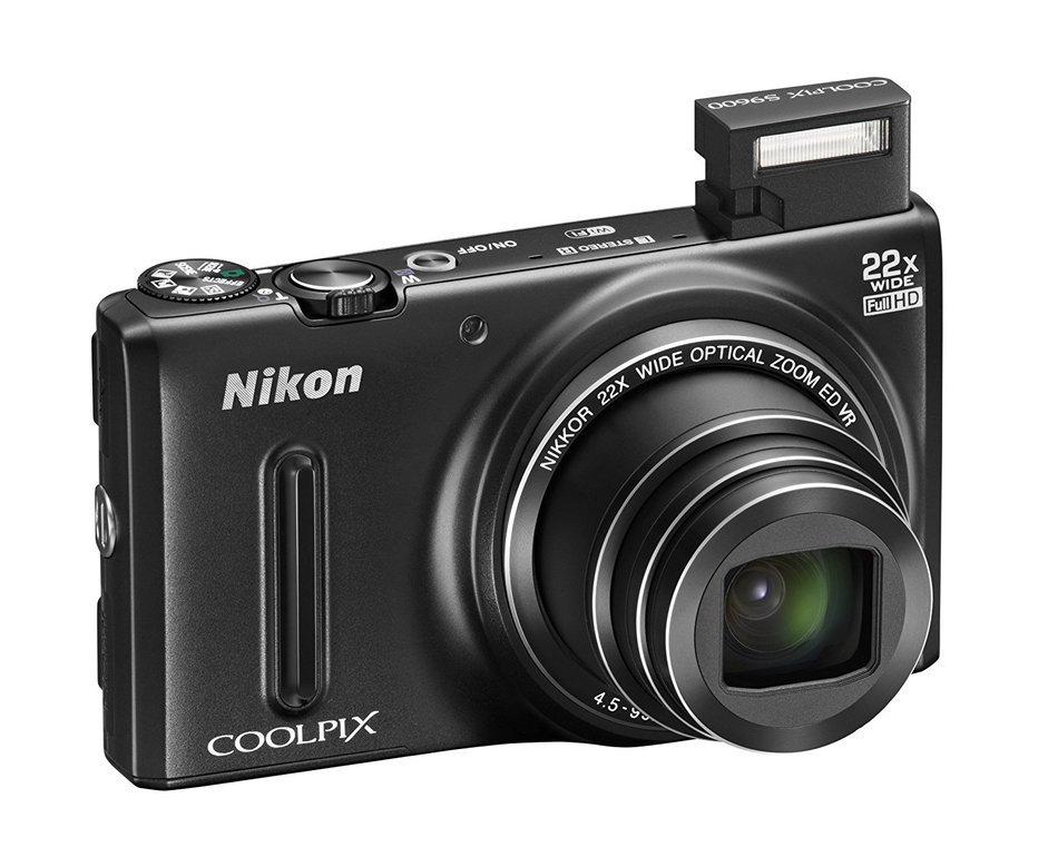 Nikon COOLPIX S9600 16MP WiFi Camera w/ 22x Optical Zoom (Black) (Discontinued by Manufacturer) N10