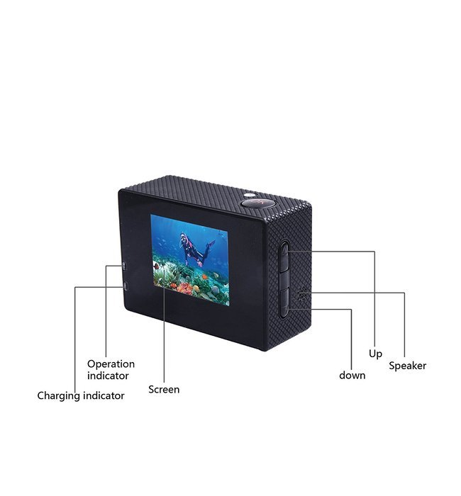 Ceweal&reg; CW-54040_1 Hot SJ4000 12MP 720P Helmet Sports DVR DV Video Car Cam Full HD DV Action Waterproof 30M IP68... N3