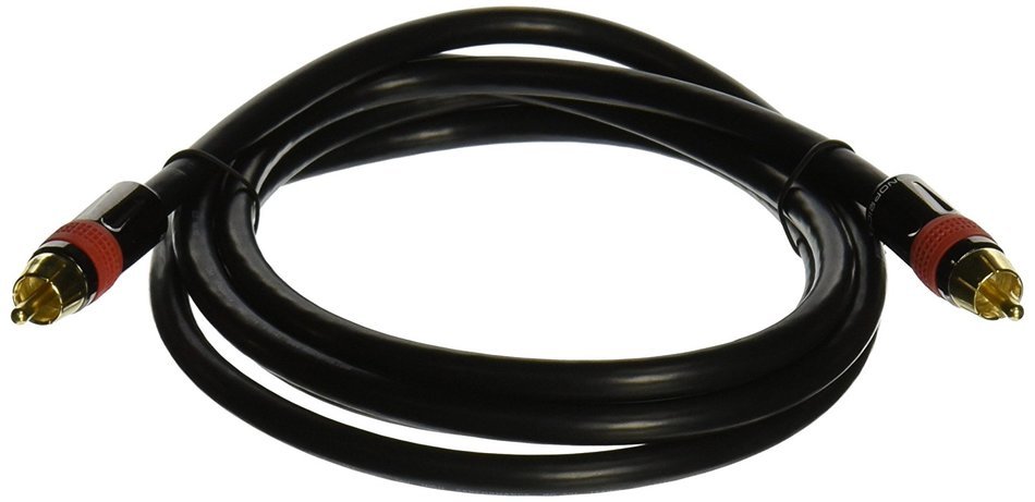 Monoprice 6ft RG6/U 75 ohm CL2/In-Wall Rated Digital Coaxial S/PDIF RCA Audio Cable N2