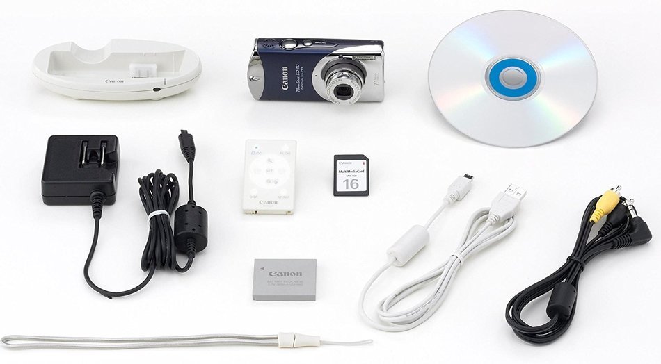 Canon PowerShot SD40 7.1MP Digital Elph Camera with 2.4x Optical Zoom (Noble Blue) N7