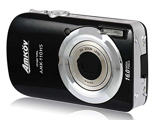 Amkov Dc110Hs 3.0" Tft Lcd Screen Digital Camera With 4X Digital Zoom (Black) Produced by YSK N4