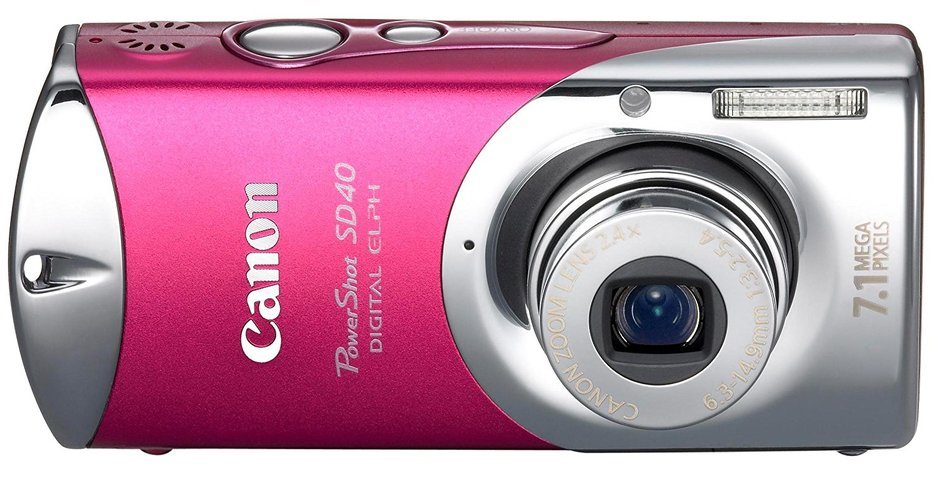 Canon PowerShot SD40 7.1MP Digital Elph Camera with 2.4x Optical Zoom (Noble Blue) N9