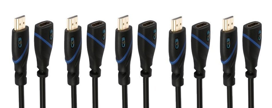 High Speed HDMI Cable - 50 Feet, With Ethernet - CL3 Certified - Supports 3D and Audio Return Channel N8