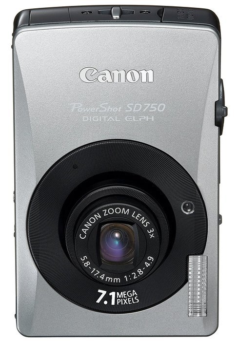 Canon PowerShot SD750 7.1MP Digital Elph Camera with 3x Optical Zoom (Silver) (OLD MODEL) N9