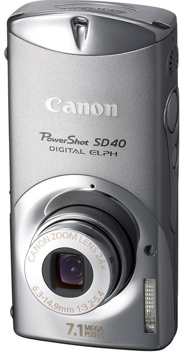 Canon PowerShot SD40 7.1MP Digital Elph Camera with 2.4x Optical Zoom (Noble Blue) N13