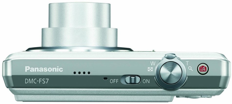 Panasonic Lumix DMC-FS7 10MP Digital Camera with 4x MEGA Optical Image Stabilized Zoom and 2.7 inch LCD (Silver) N4